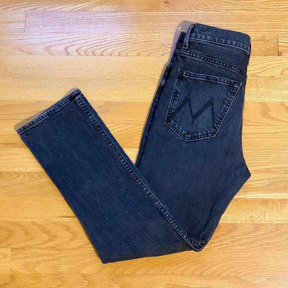 MOTHER Tomcat Ankle Black/Gray Women's Jeans Sz 26 - Picture 2 of 9